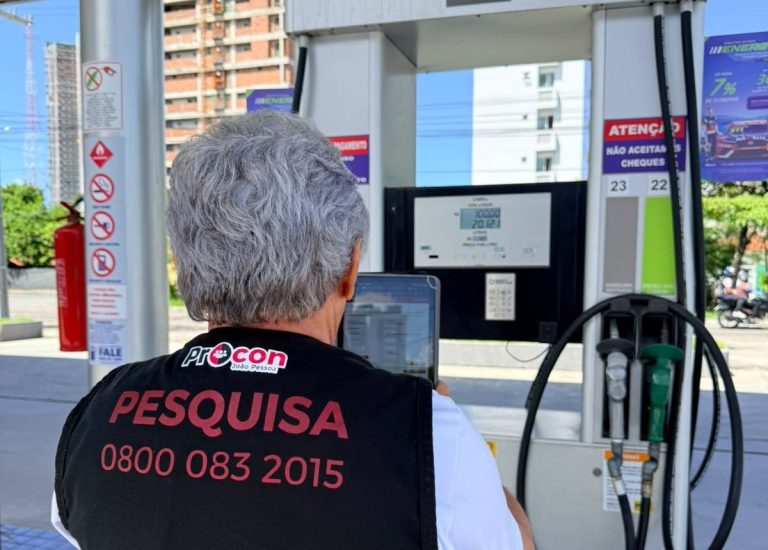 Pesquisa registra queda nos menores preços do álcool e do S10 em JP