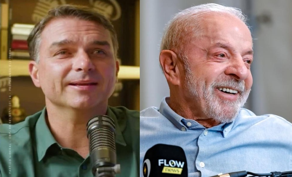Pesquisa Datafolha: Flávio tem 51% dos votos válidos contra 49% de Lula no segundo turno das eleições
