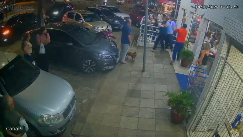 Discussão entre eleitores de Lula e Flávio Bolsonaro termina em pancadaria e mordida em padaria de JP